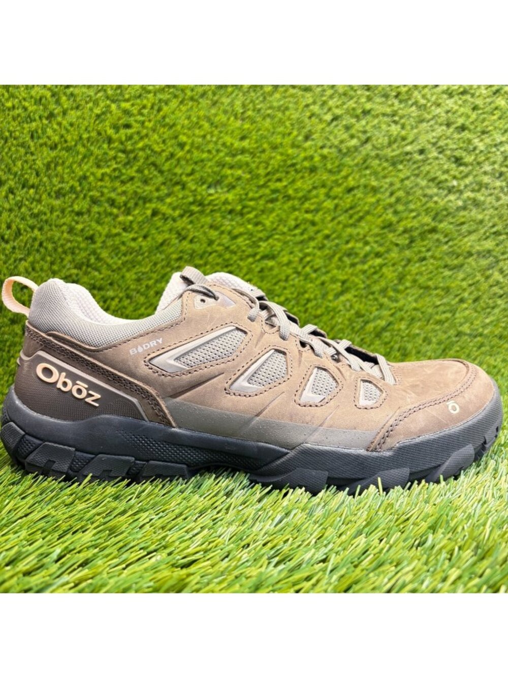Oboz Sawtooth X Low B-DRY WP Womens Size 10.5 Brown Trail Hiking Shoes Sneakers